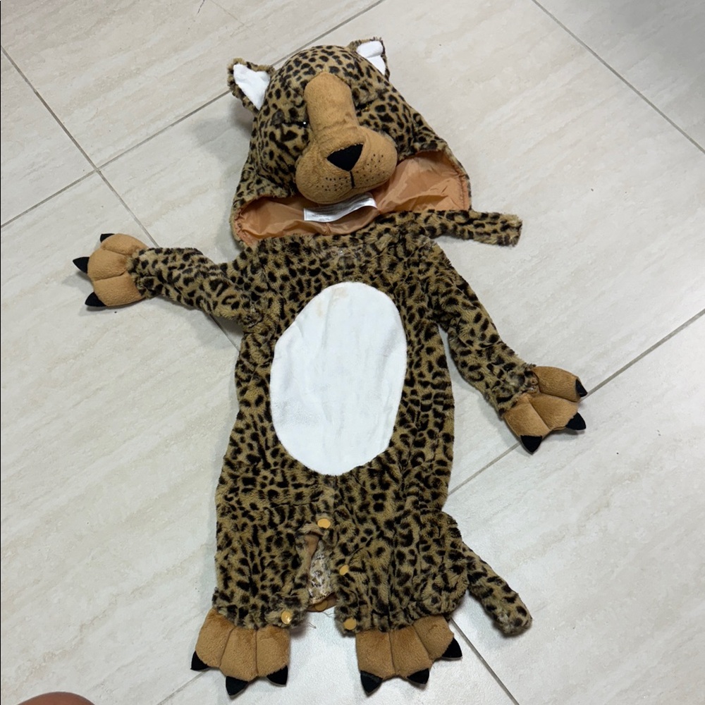 Pottery Barn Kids Cheetah Costume - Tan and Black